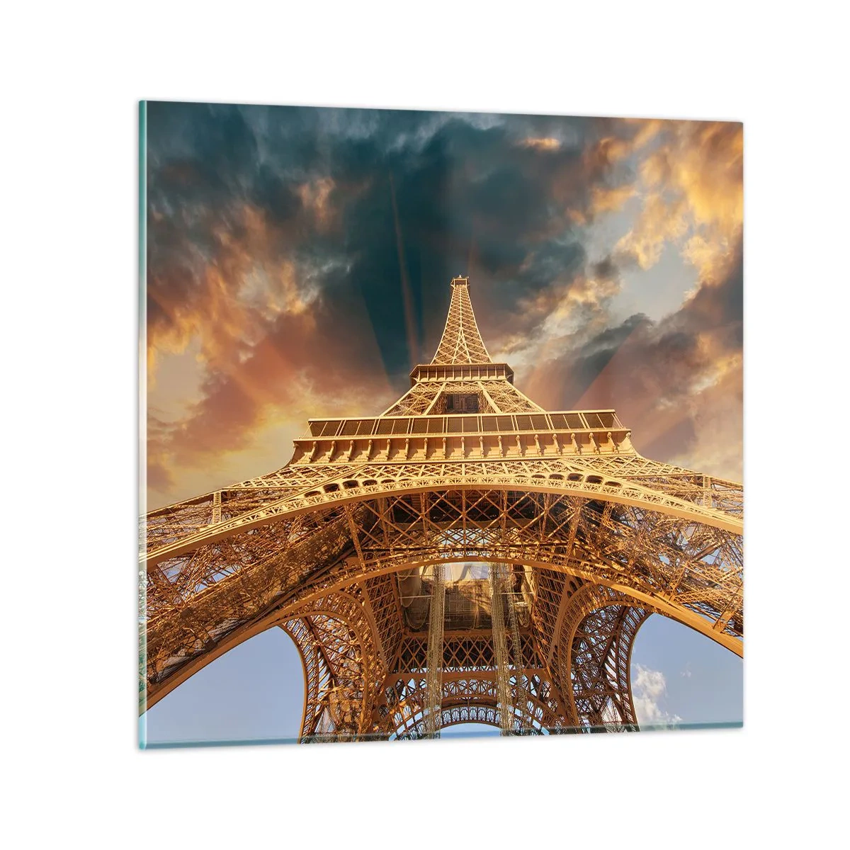 Glasbild - Bild auf glas - Wie die Menschheit den Himmel erreichte - 40x40 cm