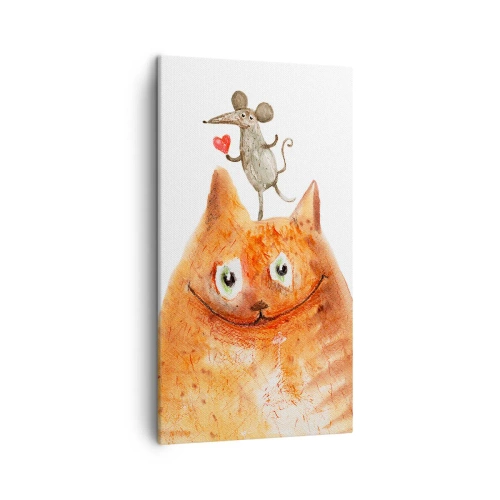 Bild auf Leinwand - Leinwandbild - Paradoxien der Liebe - 45x80 cm
