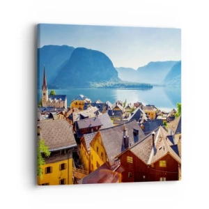 Bild auf Leinwand - Leinwandbild - Es könnte nicht malerischer sein - 40x40 cm