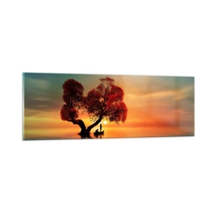 Glasbild - Bild auf glas - Oddaysons und die Stille der Weltlosen - 90x30 cm