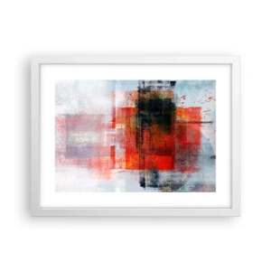Poster in einem weißen Rahmen - Komposition leuchtet - 40x30 cm