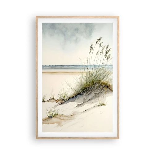 Poster in einem Rahmen aus heller Eiche - Vom Wind verwöhnt - 61x91 cm