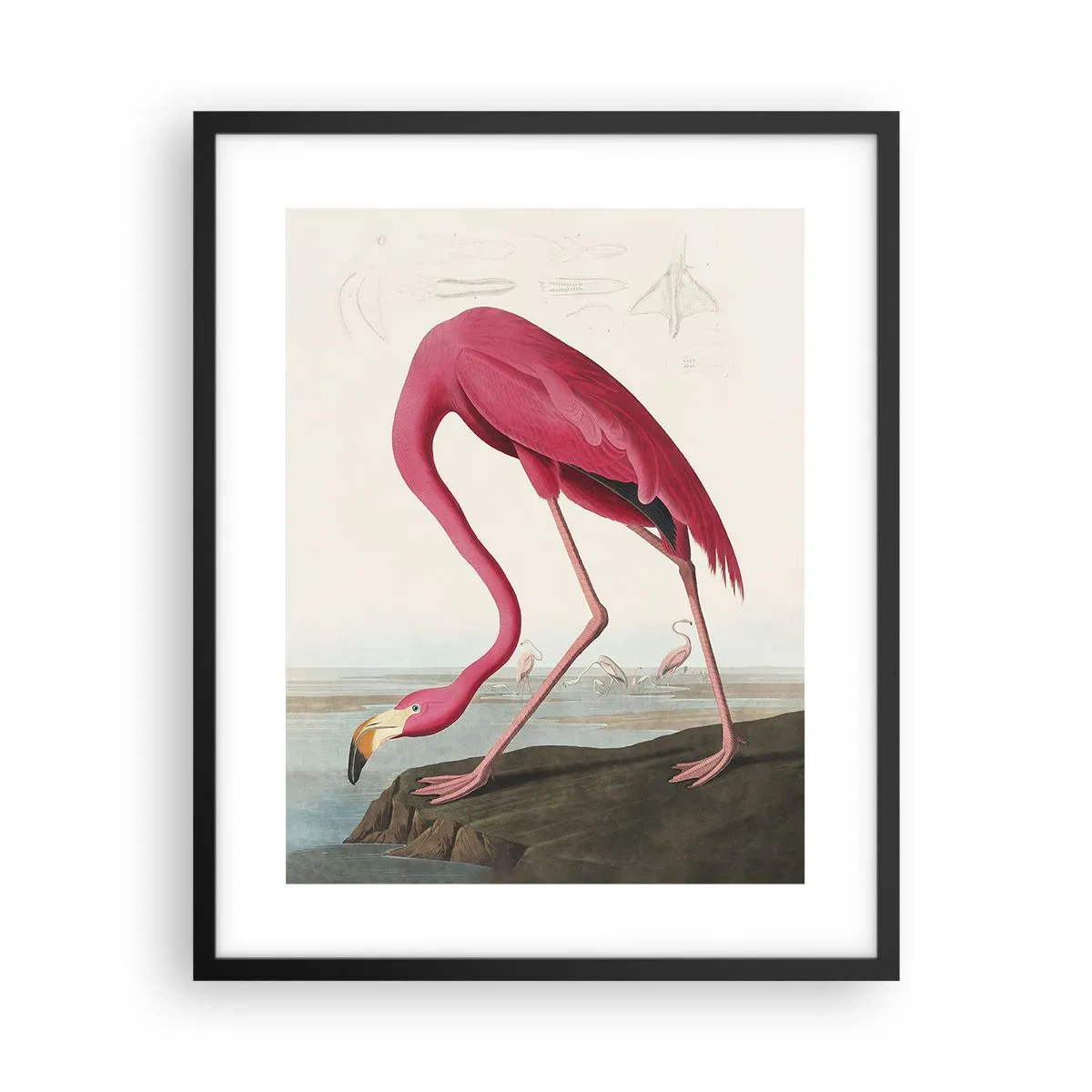 Poster in einem schwarzem Rahmen - Erstaunliche Kreation - 40x50 cm