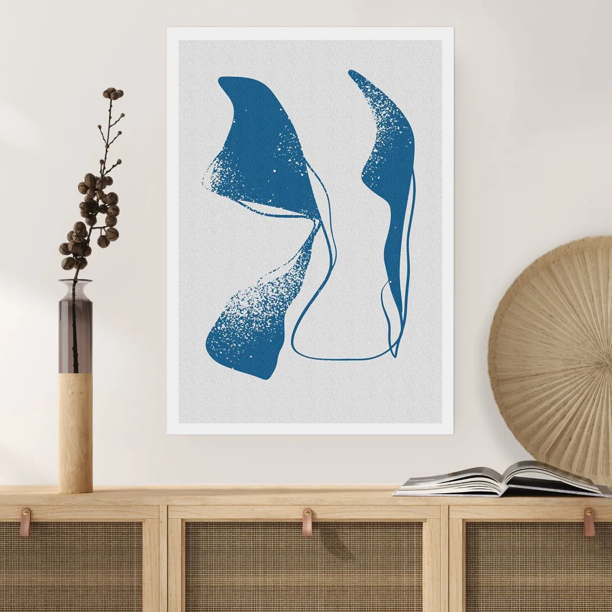 Poster - Geflügelte Abstraktion - 30x40 cm