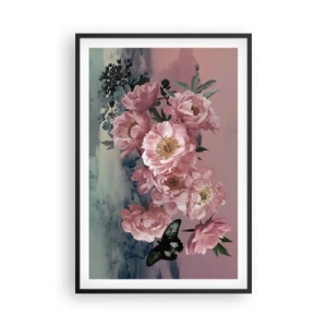 Poster in einem schwarzem Rahmen - Der Höhepunkt der Romantik - 61x91 cm