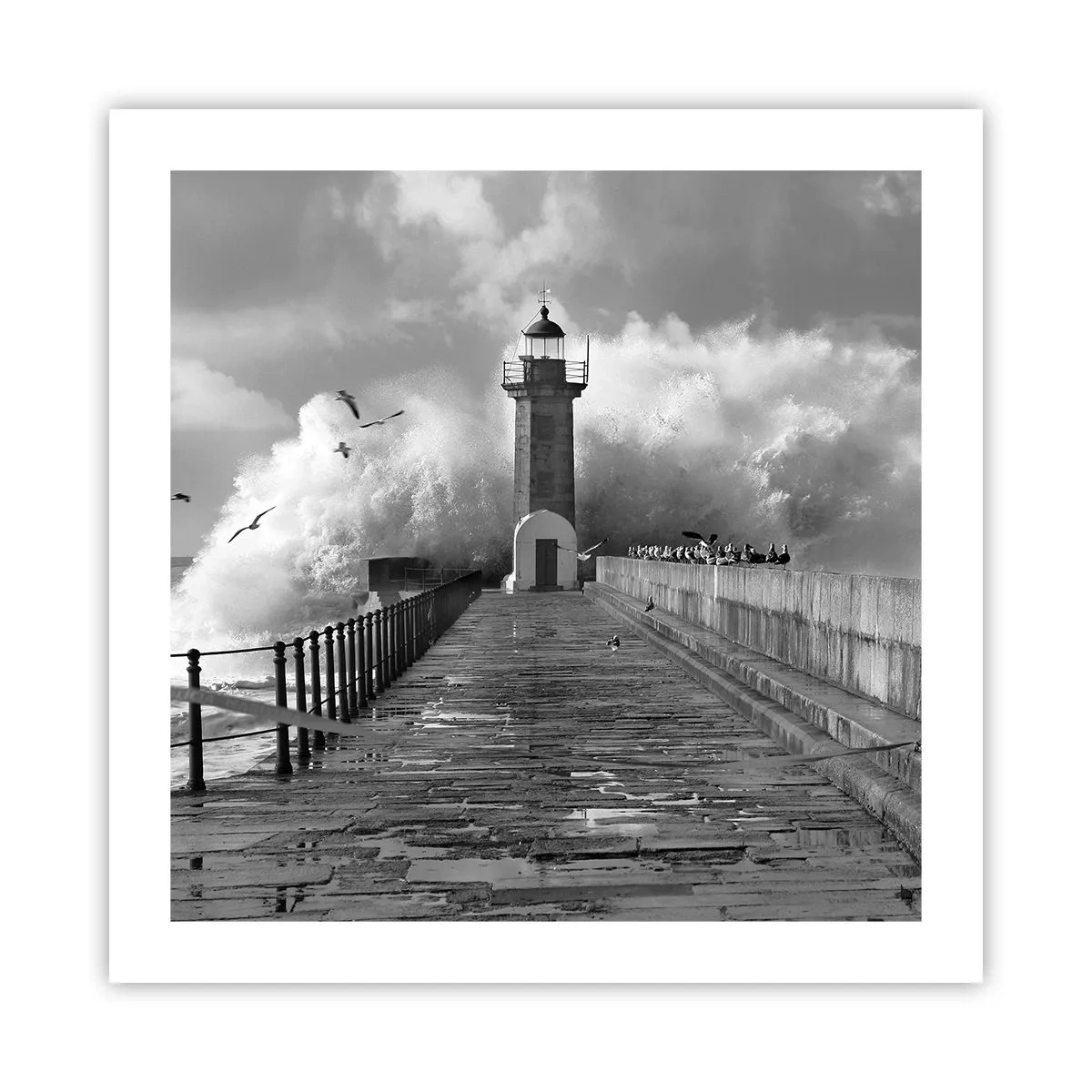 Poster - Furchtlos - 50x50 cm