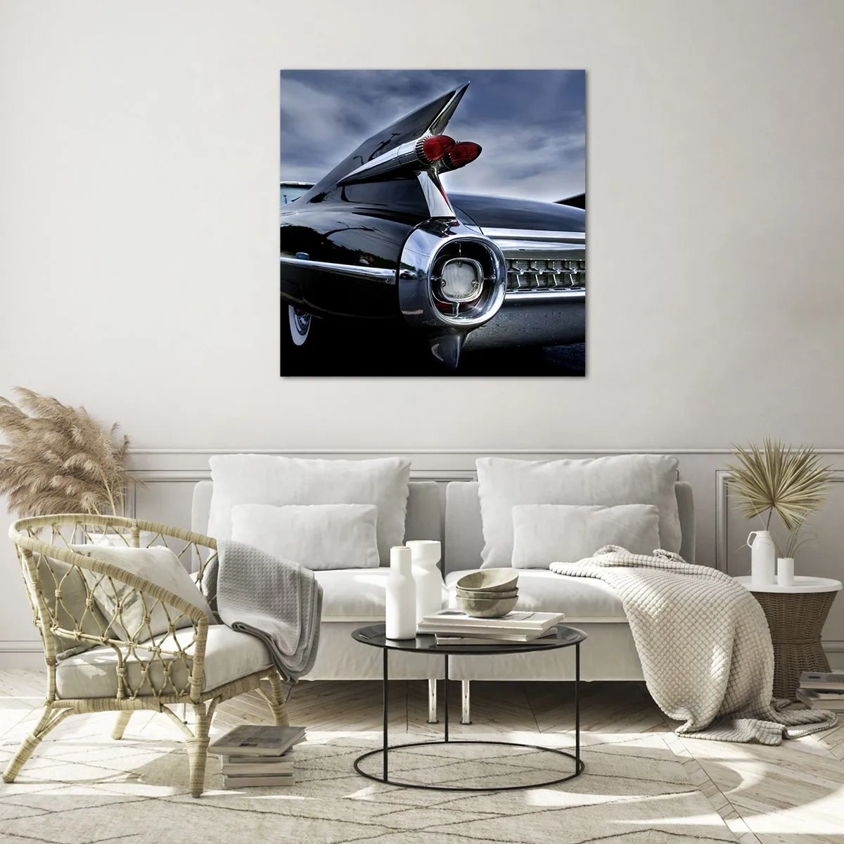 Glasbild - Bild auf glas - Deshalb ist es schön! - 30x30 cm