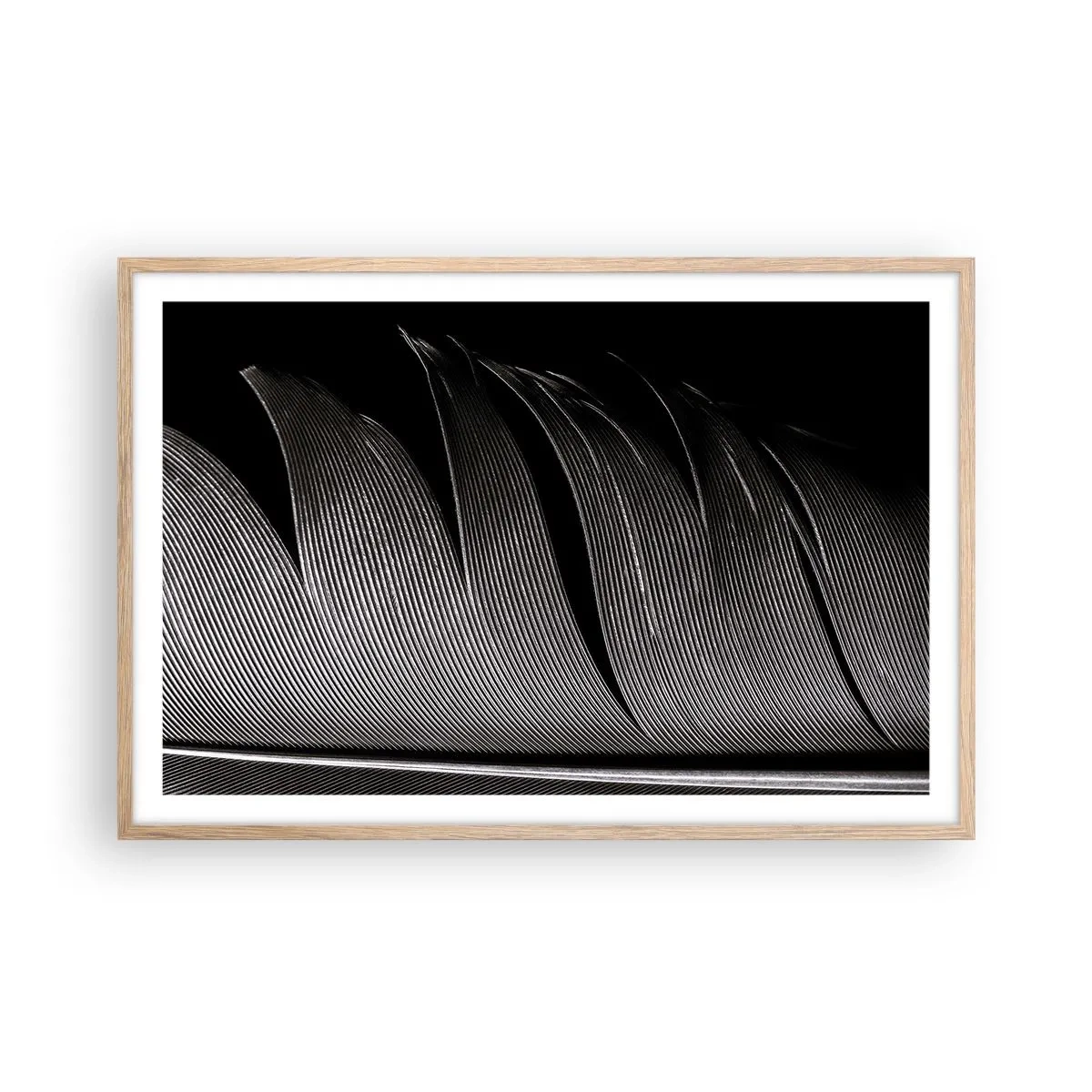 Poster in einem Rahmen aus heller Eiche - Stift – ein wunderbares Design - 91x61 cm