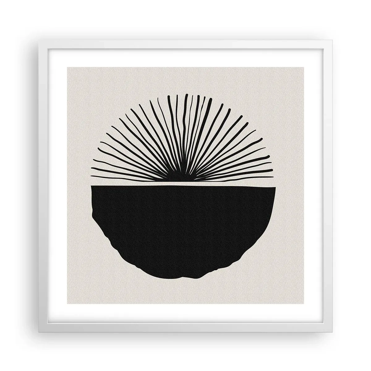 Poster in einem weißen Rahmen - Eine Reihe von Möglichkeiten - 50x50 cm