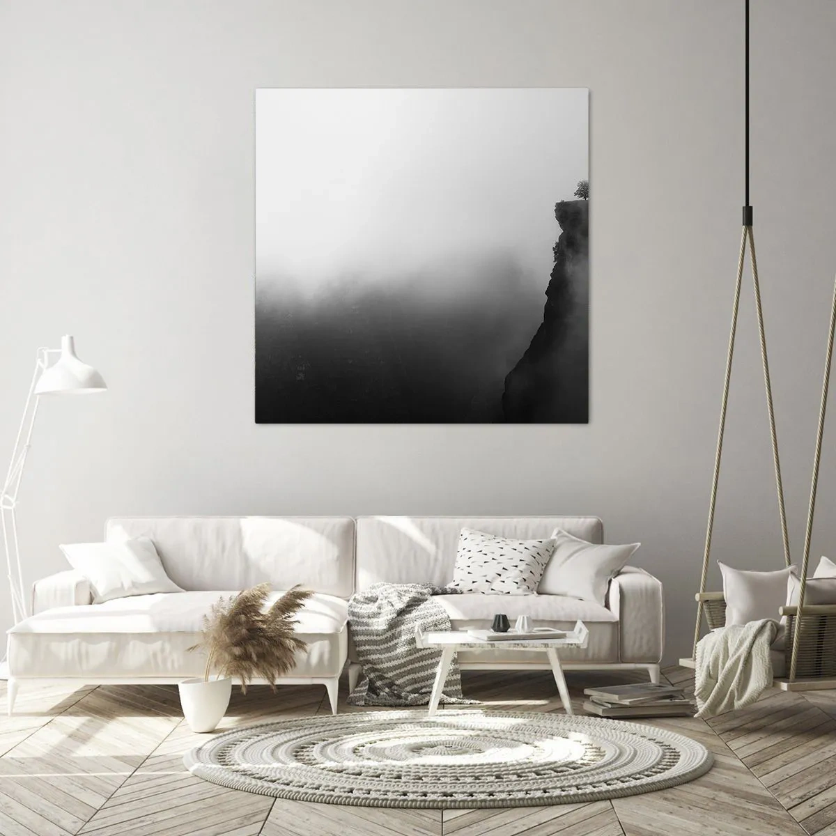 Bild auf Leinwand - Leinwandbild - Am Rande der Welt - 60x60 cm