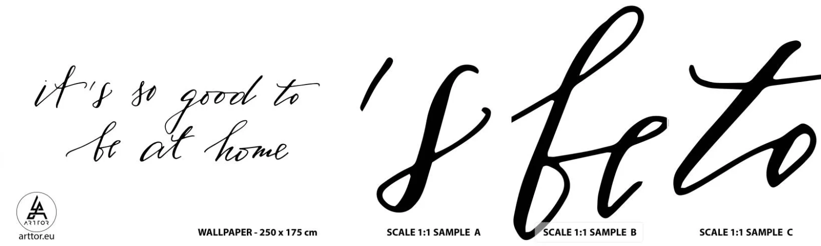 Fototapeten Muster Selbstklebend Deluxe Sticker - Die ganze Wahrheit - Typografie, Bejahung, Maxime - 100x30 cm