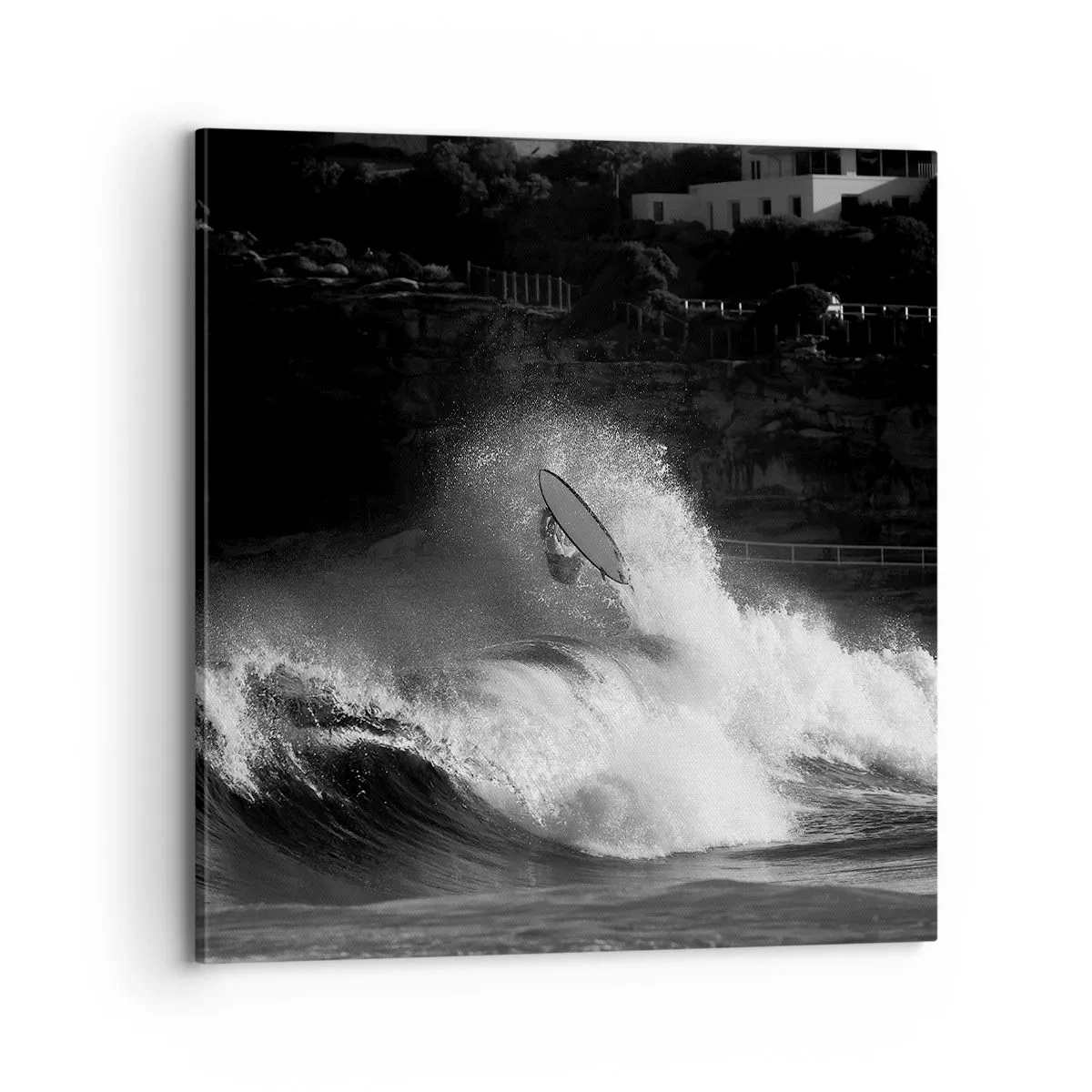 Bild auf Leinwand - Leinwandbild - Herausforderung angenommen! - 70x70 cm