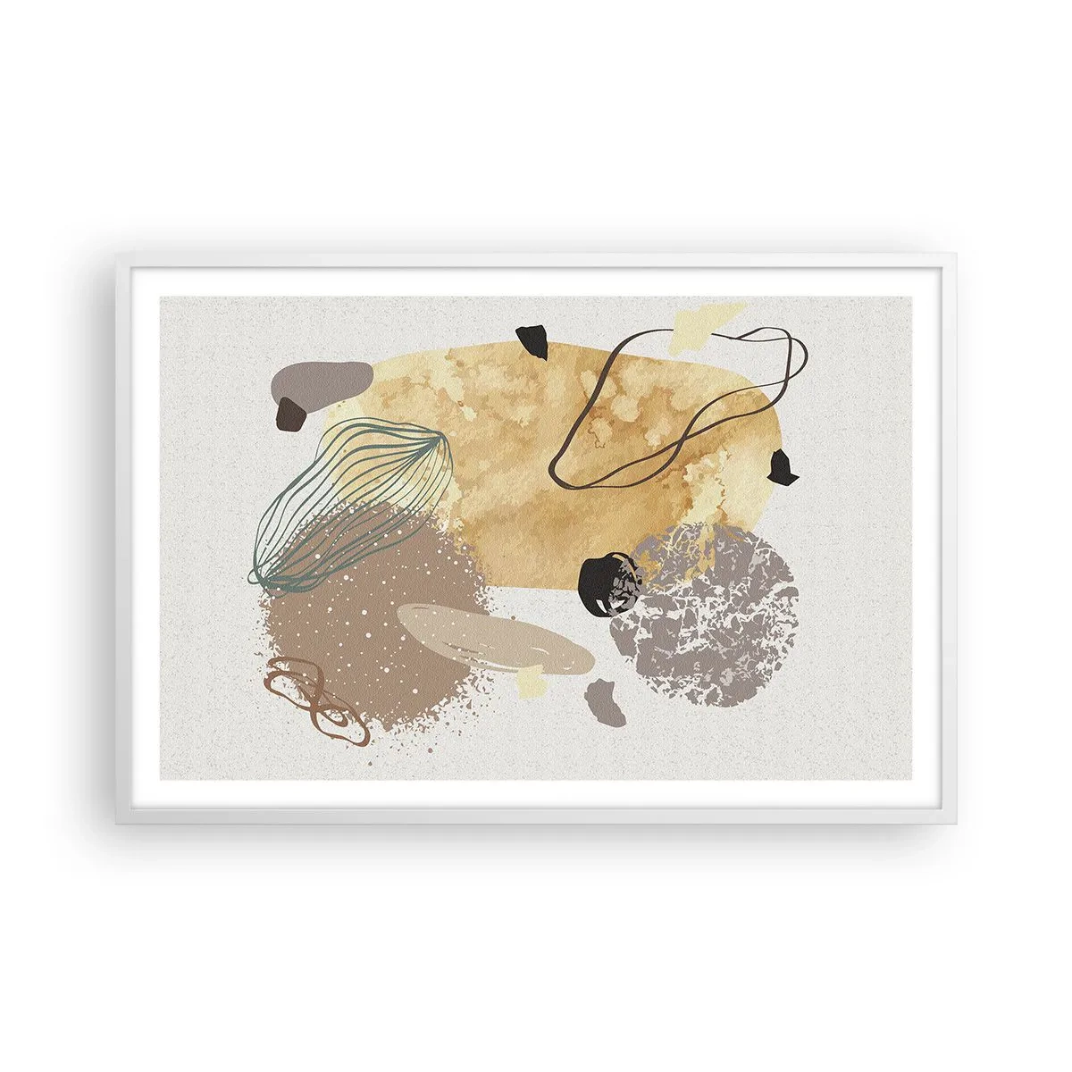 Poster in einem weißen Rahmen - Angewandte Plumkologie - 91x61 cm