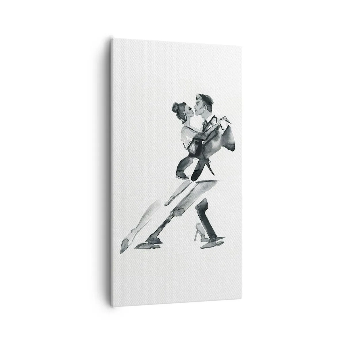 Bild auf Leinwand - Leinwandbild - In einem Schlag - 55x100 cm