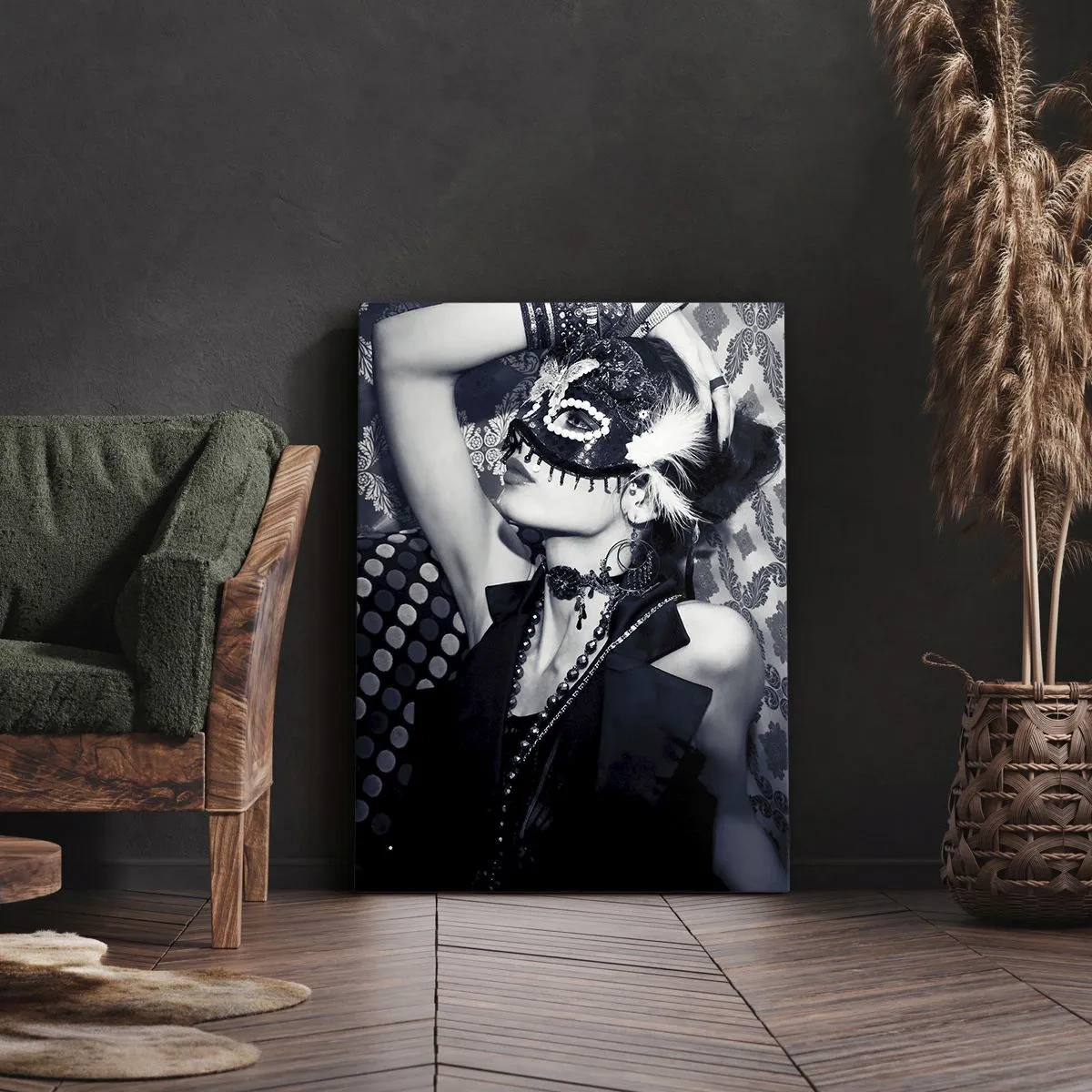 Bild auf Leinwand - Leinwandbild - Dekorationen, Ornamente, Muster ... - 65x120 cm