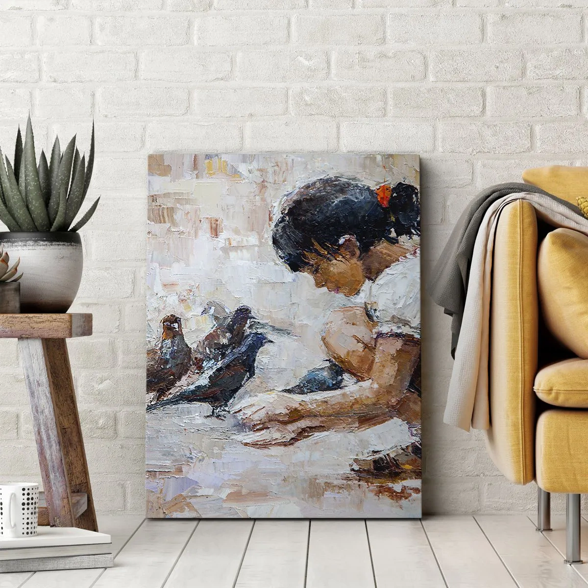 Bild auf Leinwand - Leinwandbild - Die Kleinen und die Schönsten - 45x80 cm