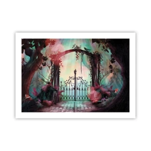 Poster - Geheimer Garten - 70x50 cm