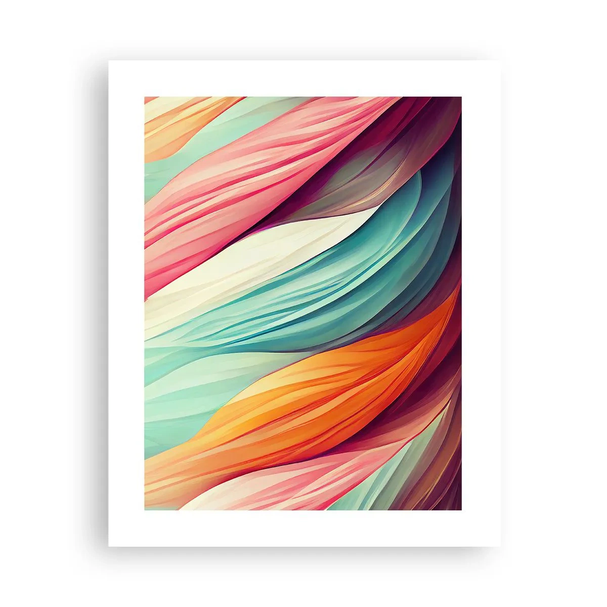 Poster - Regenbogengewebe - 40x50 cm