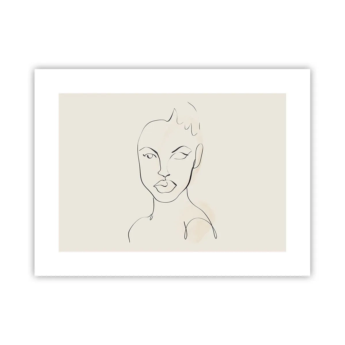 Poster - Umriss der Sinnlichkeit - 40x30 cm