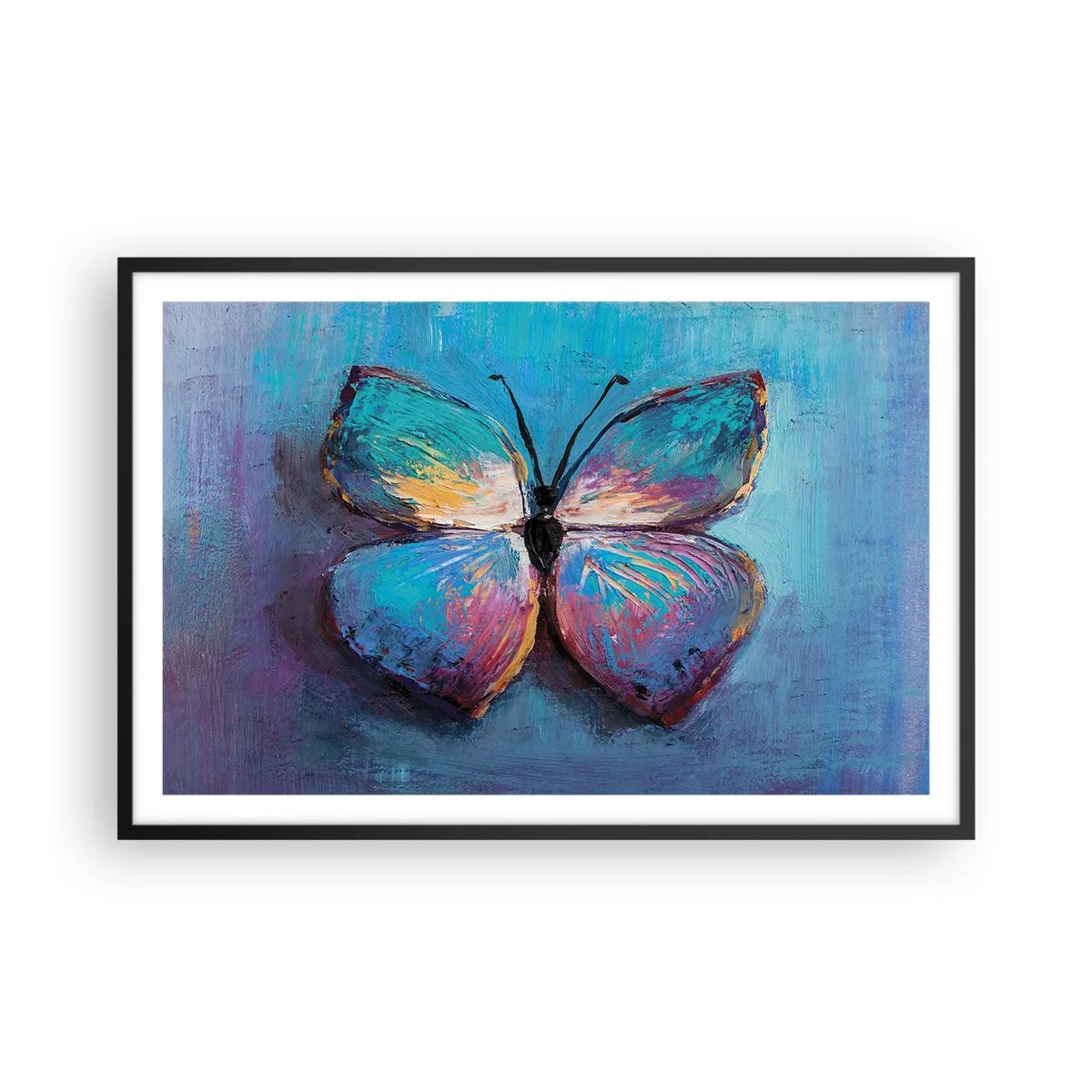 Poster in einem schwarzem Rahmen - In all seiner Pracht - 91x61 cm