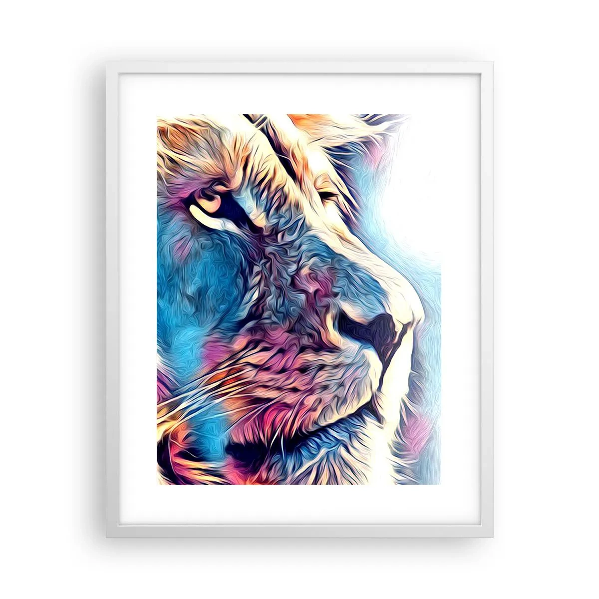 Poster in einem weißen Rahmen - Die Weisheit der Natur - 40x50 cm