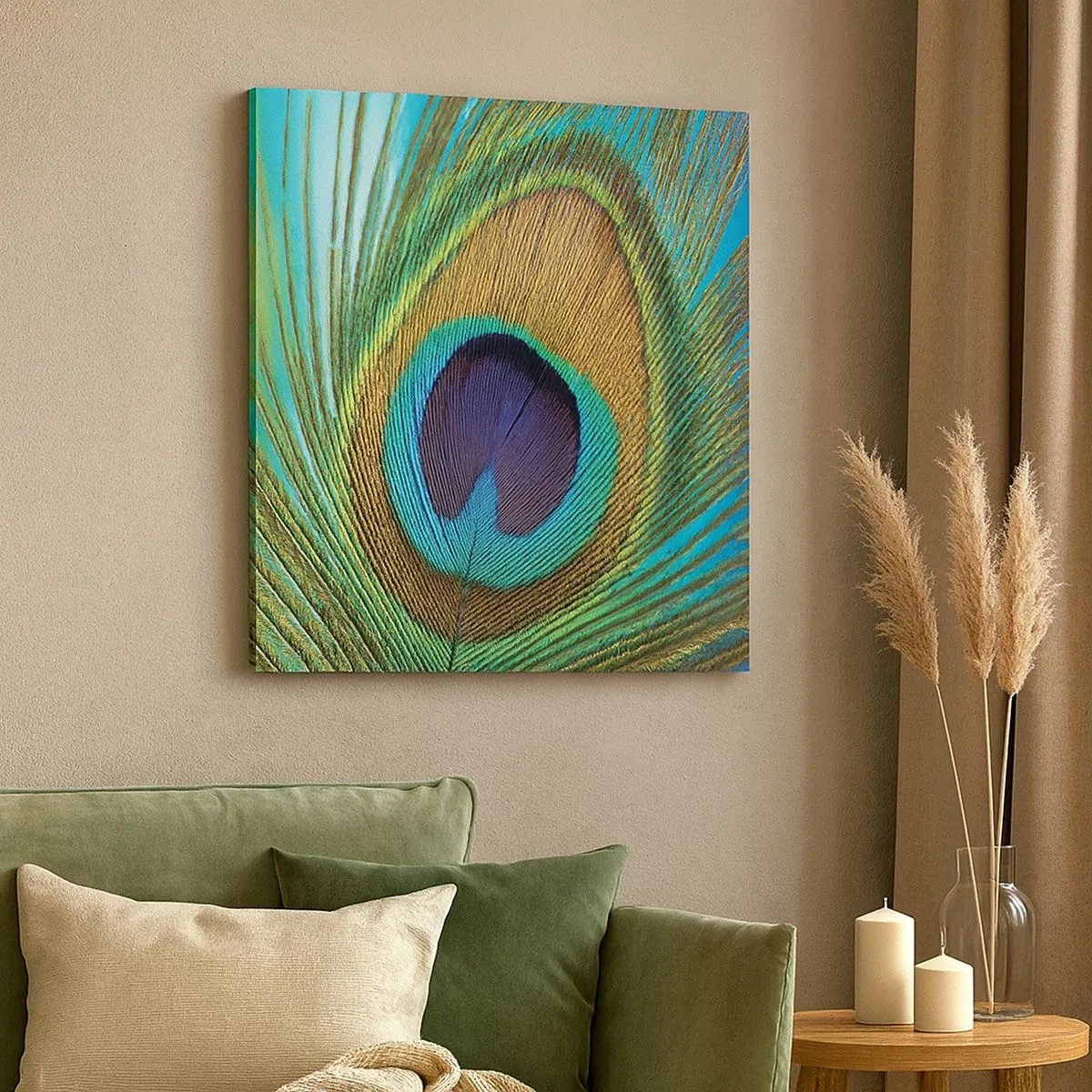 Bild auf Leinwand - Leinwandbild - Auge in Auge - 30x30 cm