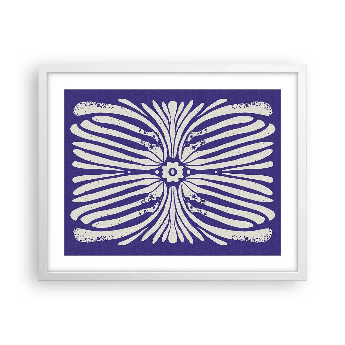 Poster in einem weißen Rahmen - Ethnische Inspirationen - 50x40 cm