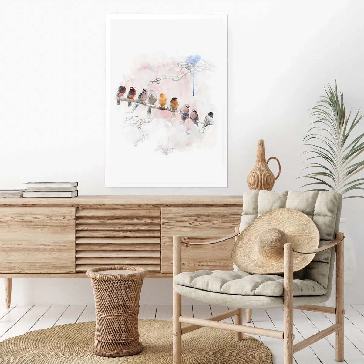 Poster - Geflügeltes Treffen - 70x100 cm