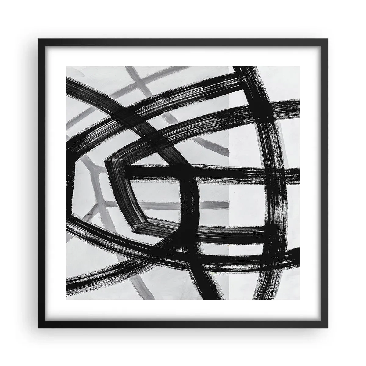 Poster in einem schwarzem Rahmen - Bautiefe - 50x50 cm