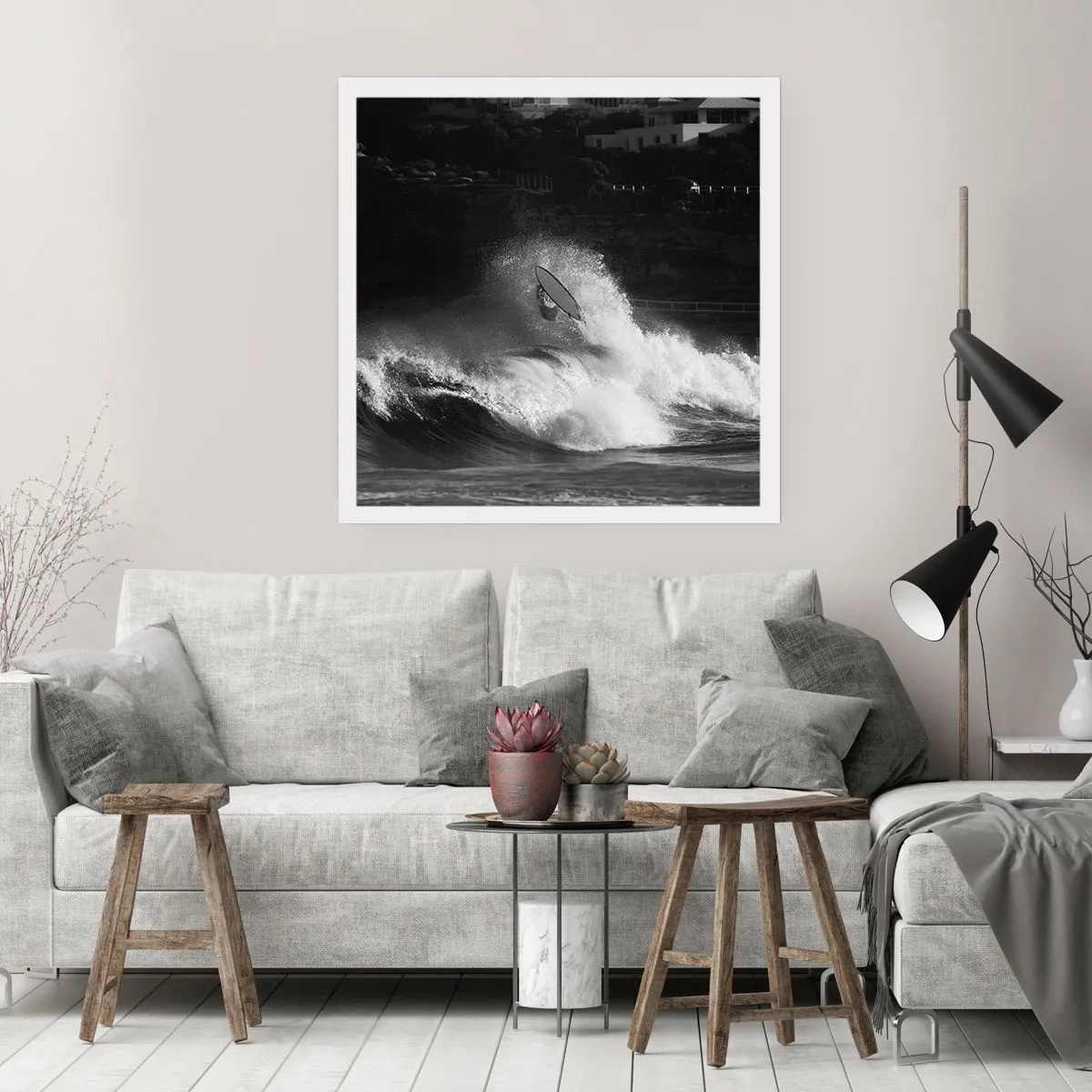 Poster - Herausforderung angenommen! - 60x60 cm