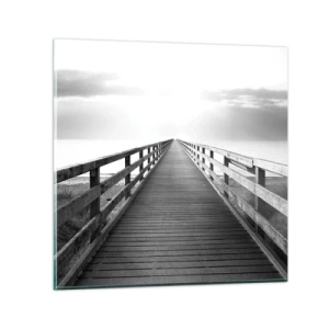 Glasbild - Bild auf glas - In die Ferne ... - 30x30 cm