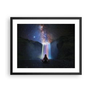 Poster in einem schwarzem Rahmen - Absolute Harmonie - 50x40 cm