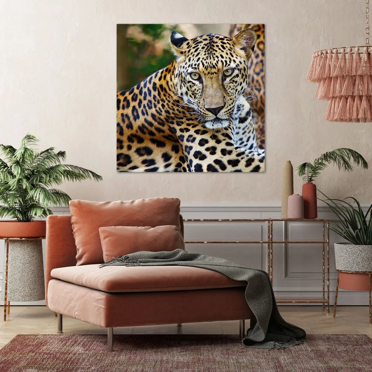 Bild auf Leinwand - Leinwandbild - Wild und ruhig - 60x60 cm