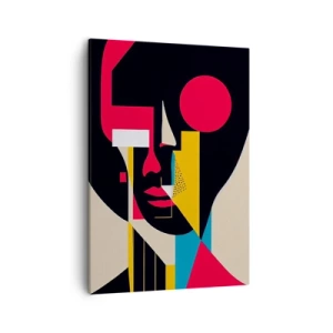 Bild auf Leinwand - Leinwandbild - Ihre innere Welt - 50x70 cm