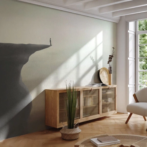 Fototapete Premium Sand - Nach oben, natürlich! - Cliff, Natur, Tourist - 250x175 cm