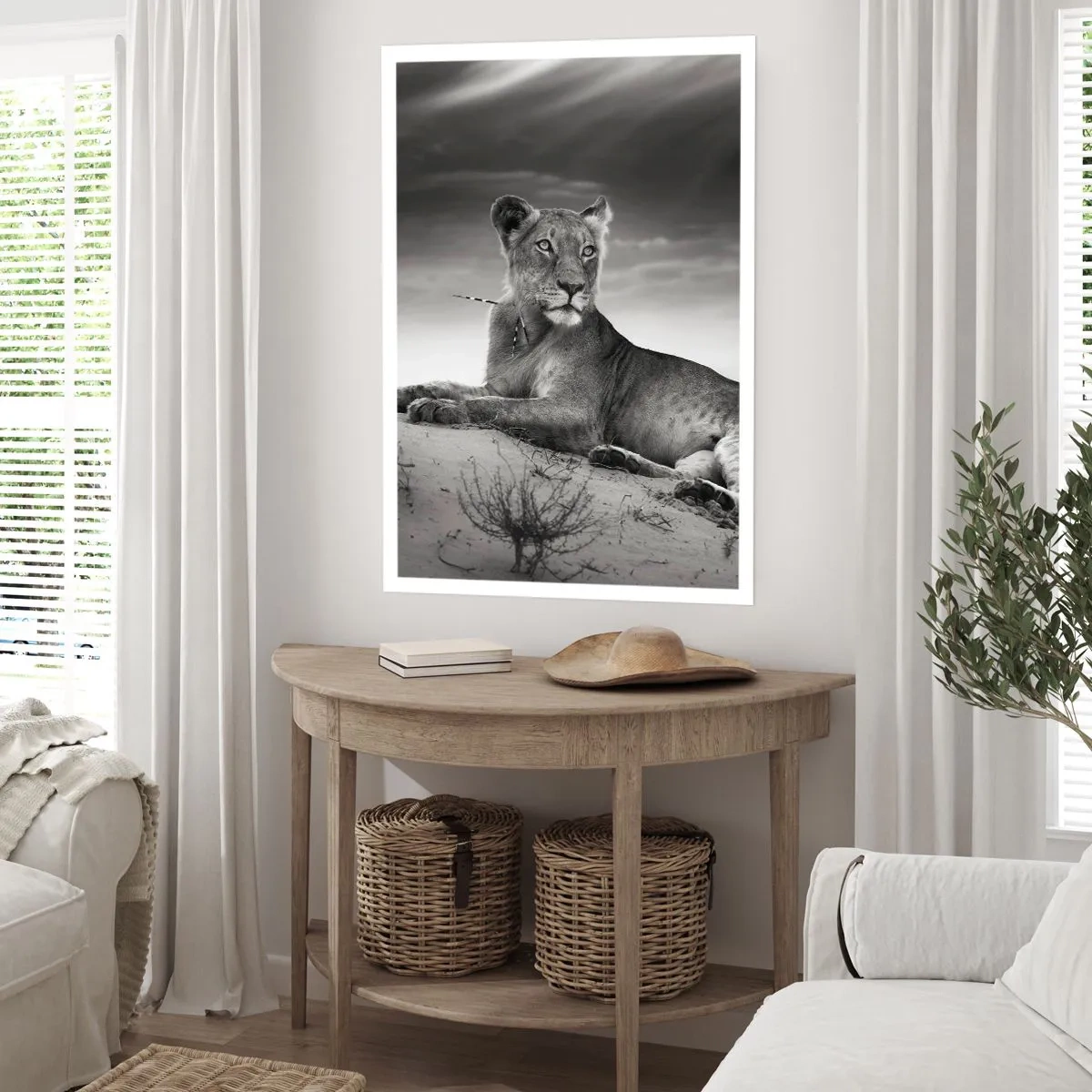 Poster - Die Königin der Wüstenruhe - 40x50 cm