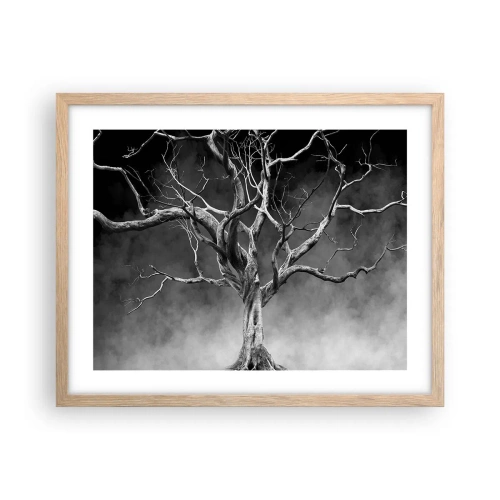 Poster in einem Rahmen aus heller Eiche - Ursprünglich und heilig - 50x40 cm