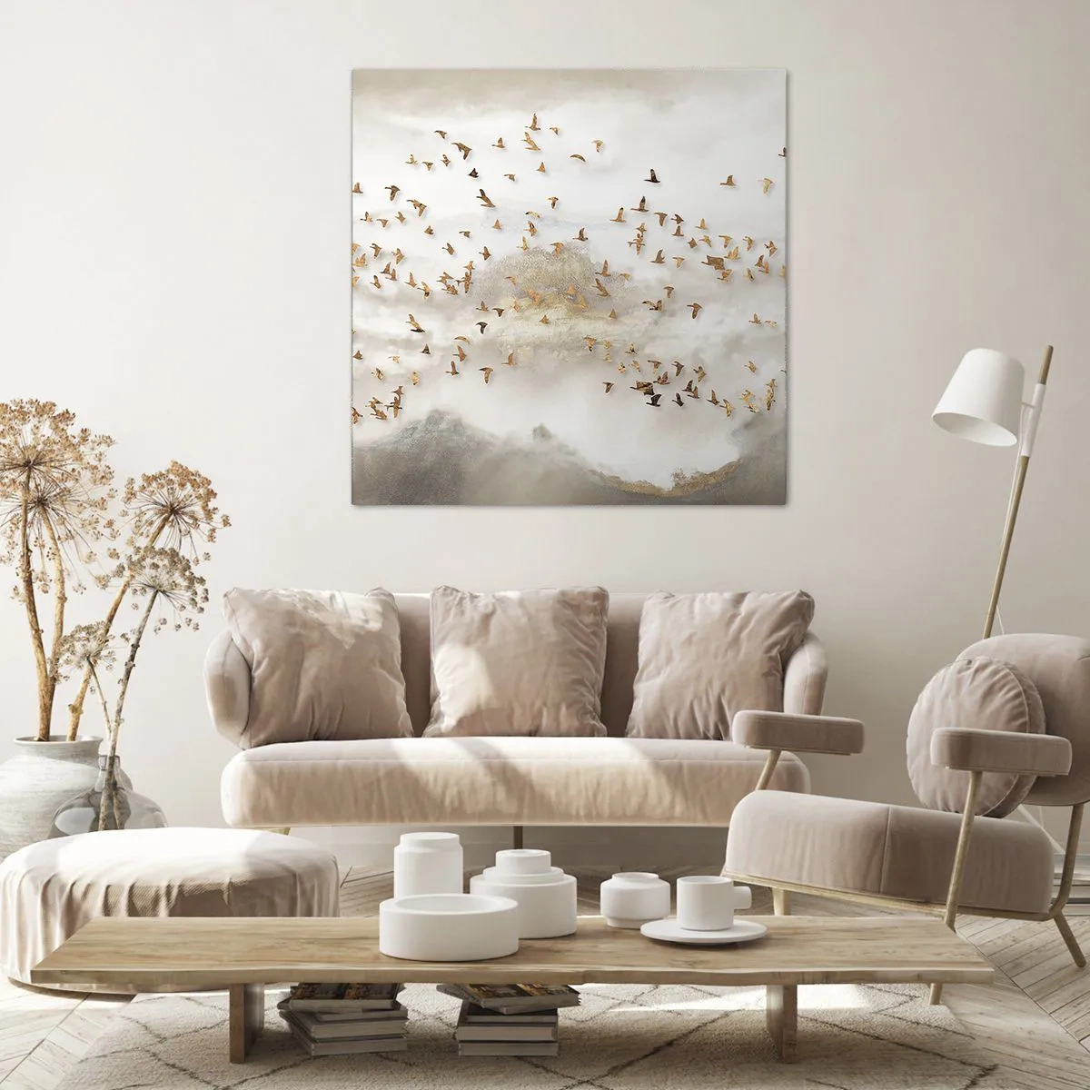 Bild auf Leinwand - Leinwandbild - Es ist schon die Zeit… - 70x70 cm