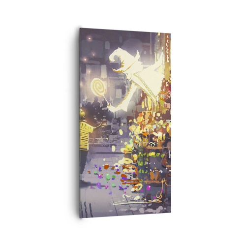 Bild auf Leinwand - Leinwandbild - Magie ist da - 65x120 cm