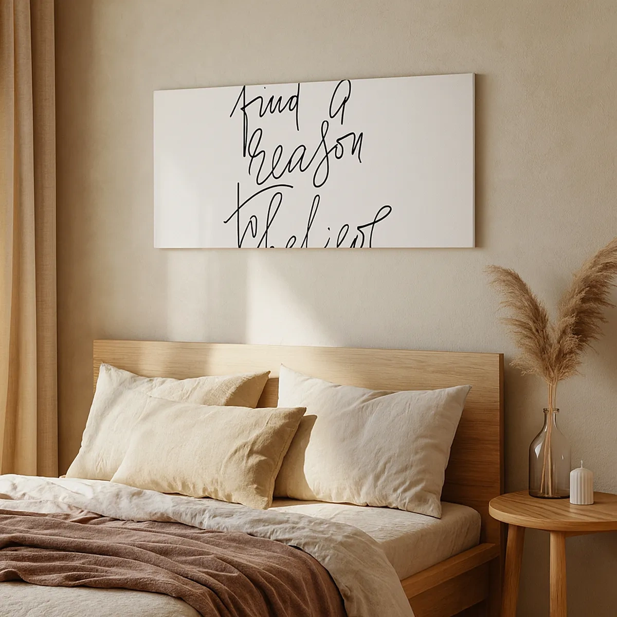 Bild auf Leinwand - Leinwandbild - Es ist möglich - 30x30 cm