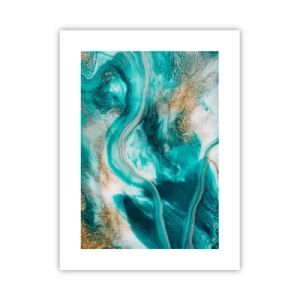 Poster - Der Fluss aus Gold - 30x40 cm