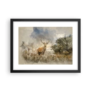 Poster in einem schwarzem Rahmen - Würde – Stärke – Würde - 40x30 cm