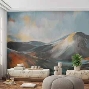 Fototapete Premium Sand - Roh und schön - Stück, Berge, Landschaft - 500x350 cm