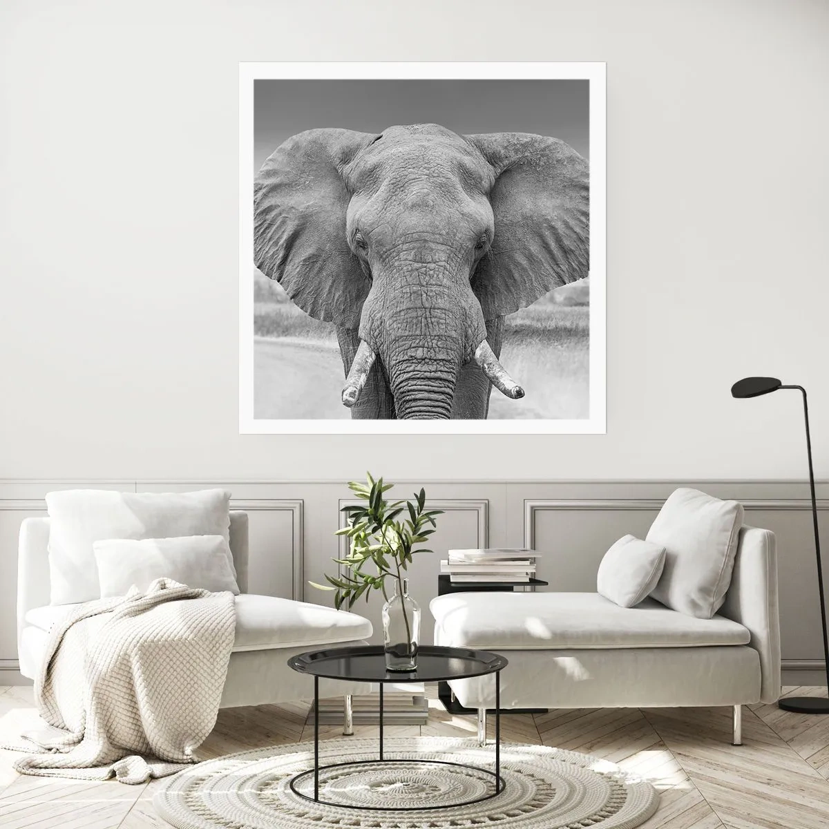 Poster - Willkommen in meiner Welt - 40x40 cm