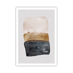Poster - Die Komposition der Farben der Erde - 70x100 cm
