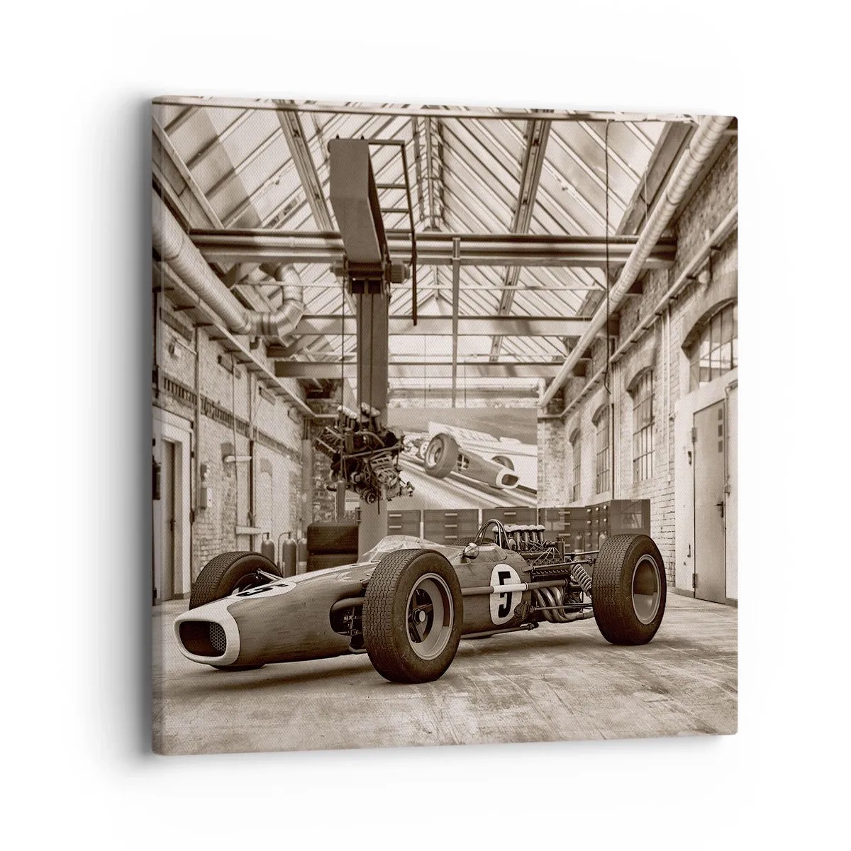 Bild auf Leinwand - Leinwandbild - Die Siegerruhe - 40x40 cm