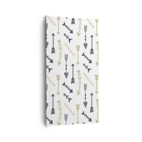 Bild auf Leinwand - Leinwandbild - Der Traum des Bogenschützen - 65x120 cm