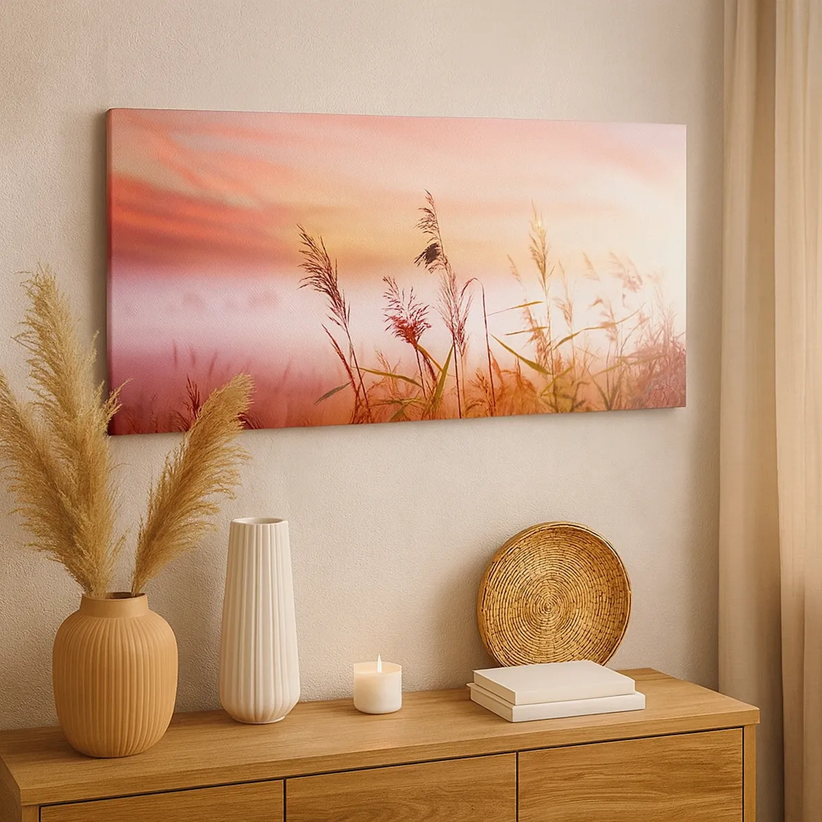 Bild auf Leinwand - Leinwandbild - Drachen, Löwenzahn, Wind - 30x30 cm