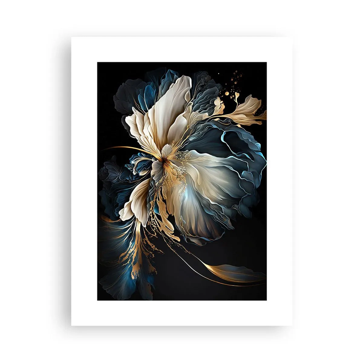 Poster - Märchenhafte Farnblume - 30x40 cm