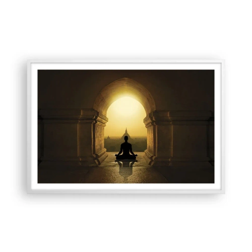 Poster in einem weißen Rahmen - Vollkommene Harmonie - 91x61 cm